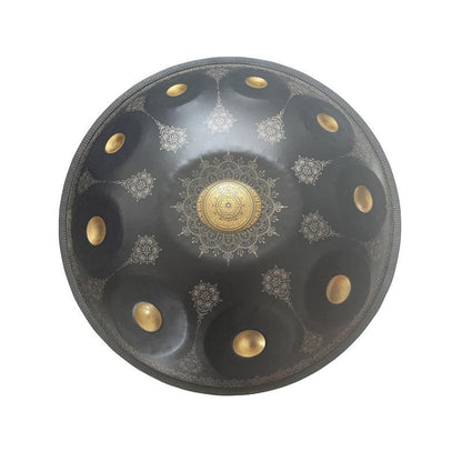 Royal Garden Maßgeschneiderte Handgefertigte Handpan drums aus Nitridstahl, C-Dur 22 Zoll 9/10/12 Noten