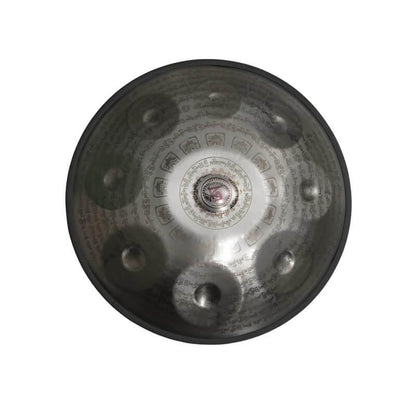 Lighteme Sanskrit D Minor Hijaz Scale 22 Inch 9/10/12 Notes Stainless Steel / Nitride Steel Handpan Drum