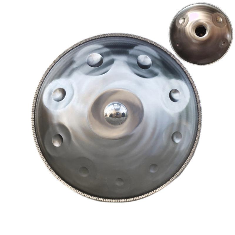 Lighteme Customized D3 Major Master Version / Standard Version High-end Stainless Steel Handpan Drum, Available in 432 Hz and 440 Hz, 22 Inch 9/10/12/14 Notes Professional Performances