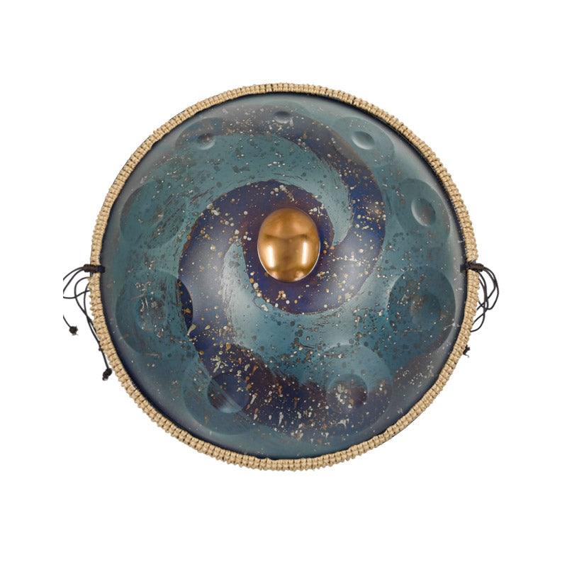 MiSoundofNature Starburst A1 DC Handpan Drums 22 pouces 10 Notes Ré Mineur Kurd Scale hangdrum avec coffret cadeau