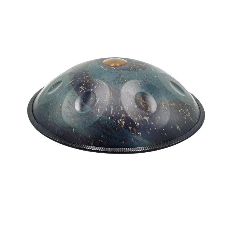 MiSoundofNature Starburst A1 DC Handpan Drums 22 pouces 10 Notes Ré Mineur Kurd Scale hangdrum avec coffret cadeau