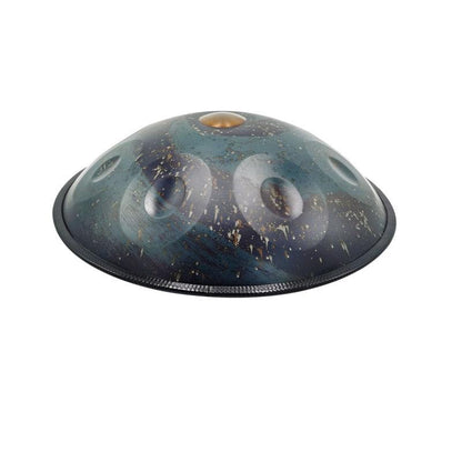 MiSoundofNature Starburst A1 DC Handpan Drums 22 pouces 10 Notes Ré Mineur Kurd Scale hangdrum avec coffret cadeau