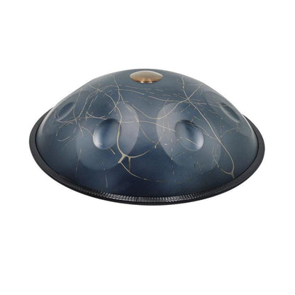Lighteme Starburst A2 Acier nitruré Handpan Drums 22 pouces 10 Notes Ré Mineur Kurd Scale Hangdrum avec coffret cadeau