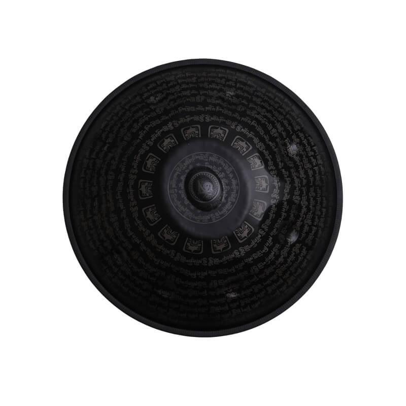 Sanskrit Personnalisé Fait main do Majeur 22 pouces 9/10/12 notes en Acier Inoxydable / Acier Nitruré Handpan Drums