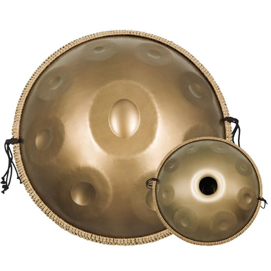 MiSoundofNature Edelstahl Handpan Kaufen - d Kurd 17 Noten Hang Drum 432 Hz 440 Hz