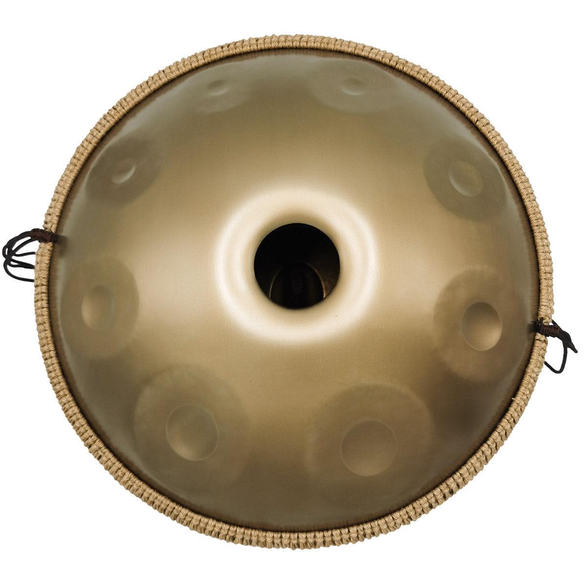 Lighteme STL Handpan Drum Performer 22 Inches 17 Notes D Minor Kurd Scale Hangdrum