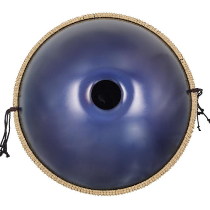 MiSoundofNature DC Handpan Drum Pure Purple 22 pouces 10 Notes Ré Mineur Kurd Scale Hangdrum