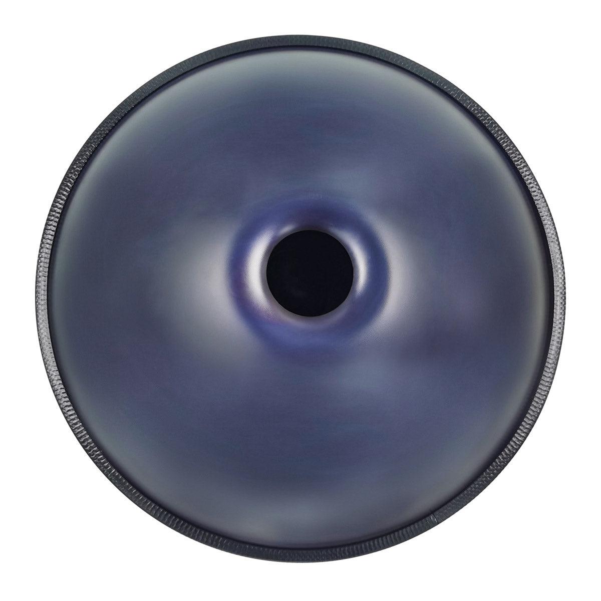 MiSoundofNature Nitridstahl Handpan Drum Proton 22 Zoll 10 Töne d-Moll Kurd Scale Hangdrum